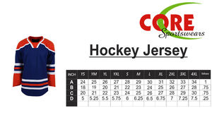 Uniforme de Hockey sur glace, chemises rouges et personnalisées de couleur rouge, nouvelle collection, logo personnalisé de singapour, broderie unisexe, OEM et personnalisés - Product Image 6