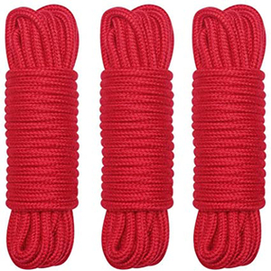 Cuerda de algodón de color rojo (1-10)mm - Product Image 1