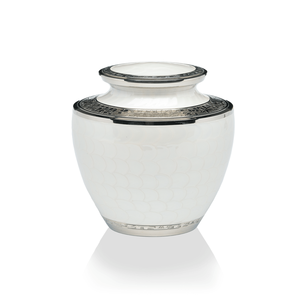 Filets à plumes naturelles Meena en nickel de nickel-cadmium pour funérailles, organiseur classique en métal et taille personnalisée pour souvenirs commémoratif - Product Image 4