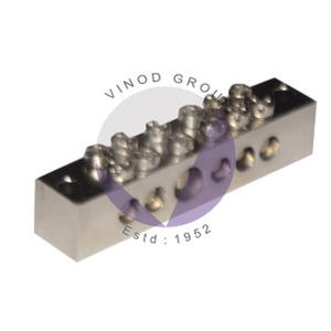 Trung tính liên kết Trái Đất khối thiết bị đầu cuối hợp kim đồng vít và mùa xuân Loại kết nối điện PCB thiết bị đầu cuối vin thương hiệu V112 5-10 AWG - Product Image 4