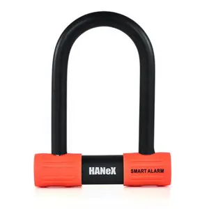 Bike Bicycle Security D Lock 120dB Anti-Theft Alarm Zinc Alloy Body Steel Shackle Long Battery Life u sperre fahrrad lock