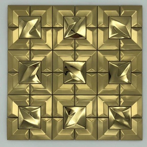 Factory Rose Gold Metal <strong>Mosaic</strong> for Kitchen Backspash Wall - Product Image 4