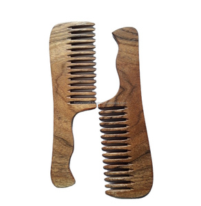 Peigne en bois d'acacia naturel, pour maison hôtel, vente en gros, offre spéciale - Product Image 6