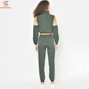 Wholesale Custom Sports Tracksuits for Women Latest Design Cotton Fleece Breathable and Skinny Fit Winter Logo Sets - Product Image 2