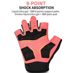 Superventas Unisex medio dedo suave cómodo ciclismo guantes transpirable equipo de equitación - Product Image 4