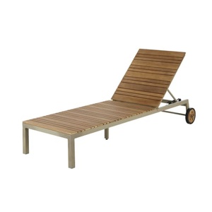เก้าอี้อาบแดดไม้สักราคาถูกเฟอร์นิเจอร์กลางแจ้งอื่นๆ - Product Image 3