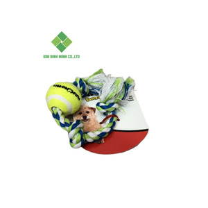 Juguetes Masticables para Perros de Algodón Ecológico Coloridos Hechos en Vietnam - Product Image 1