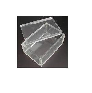 Caja Acrílica de Alta Calidad para Exhibidores, Cubo Acrílico para Regalos de Boda, Caja de Almacenamiento Cuadrada Transparente - Product Image 1