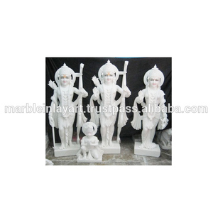 Makrana Marble Ram Parivar <b>Statue</b> - Product Image 1