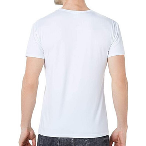 Venta al por mayor de manga corta de cuello redondo de buena calidad 100% algodón hombres camiseta hombres - Product Image 3