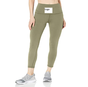 Mallas elásticas de alta altura para mujer, leggings ligeros, transpirables, absorbentes de humedad, superventas - Product Image 1