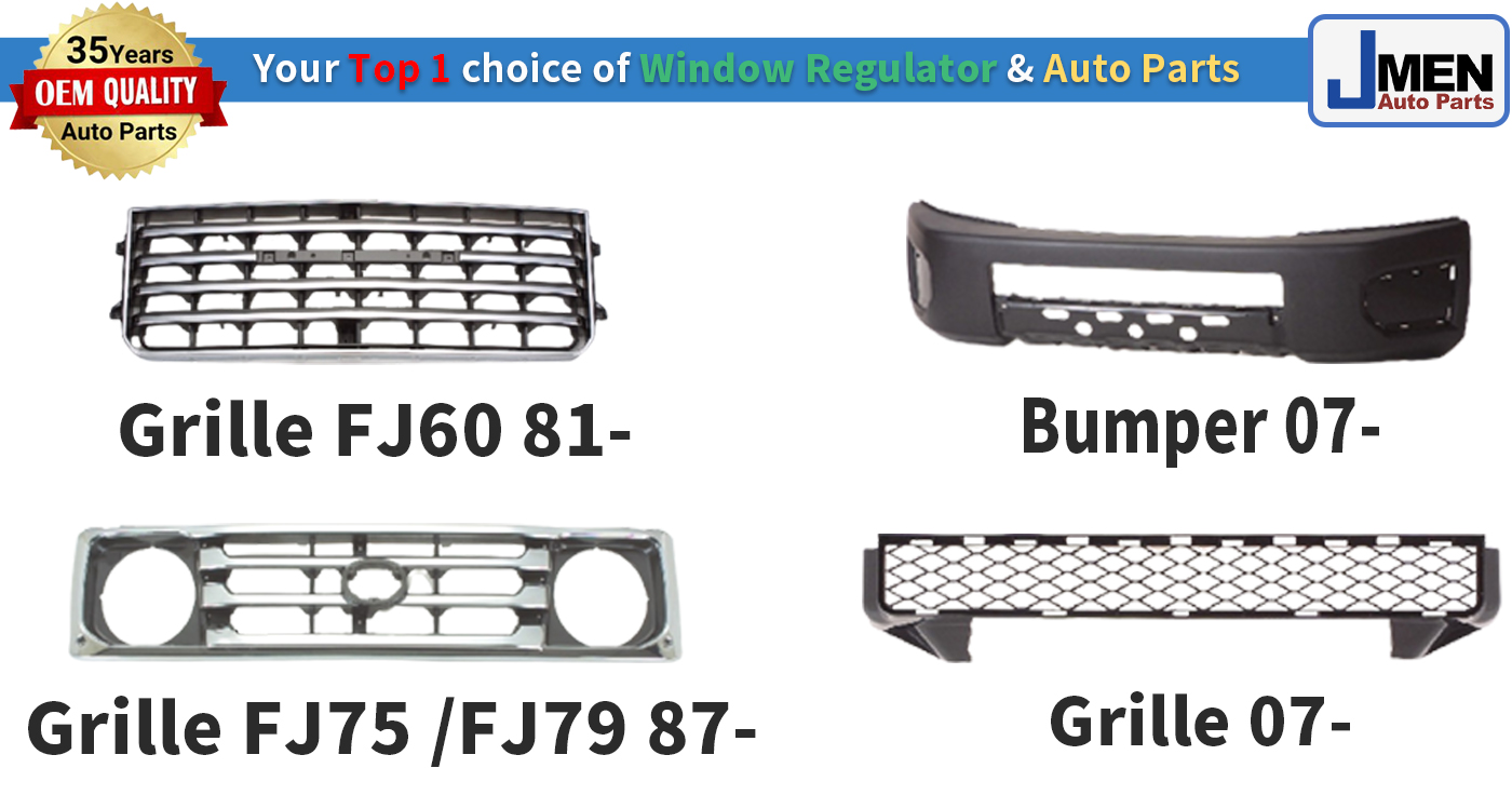 Jmen Taiwan 53111-90A01 Grille for Toyota Land Cruiser FJ60