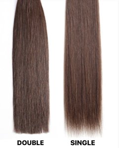 8 pouces Double Type trame cheveux raides nouveau Design de mode chaud en 2022 cheveux vietnamiens bruts - Product Image 2