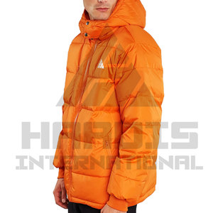Vestes en duvet coupe-vent rembourrées avec logo personnalisé Vente en gros Veste bulle zippée Veste polaire oversize pour homme - Product Image 3