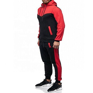 Logotipo personalizado estética simple de chándal de corte slim chándal para hombre de la fábrica de china Venta caliente chándales conjuntos - Product Image 4