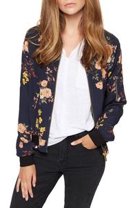 Blouson d'aviateur pour hommes et femmes, personnalisé, avec imprimé floral, à la mode - Product Image 5