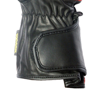 Gants de course d'hiver KEVEN IMPEX de qualité supérieure en cuir de vache véritable jaune et noir, respirants, antidérapants, à doigts entiers - Product Image 6