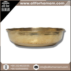 Cuenco de hammam turco tradicional de Color latón Natural ecológico de calidad superior cuencos de baño elegantes para baño de Hotel familiar - Product Image 3