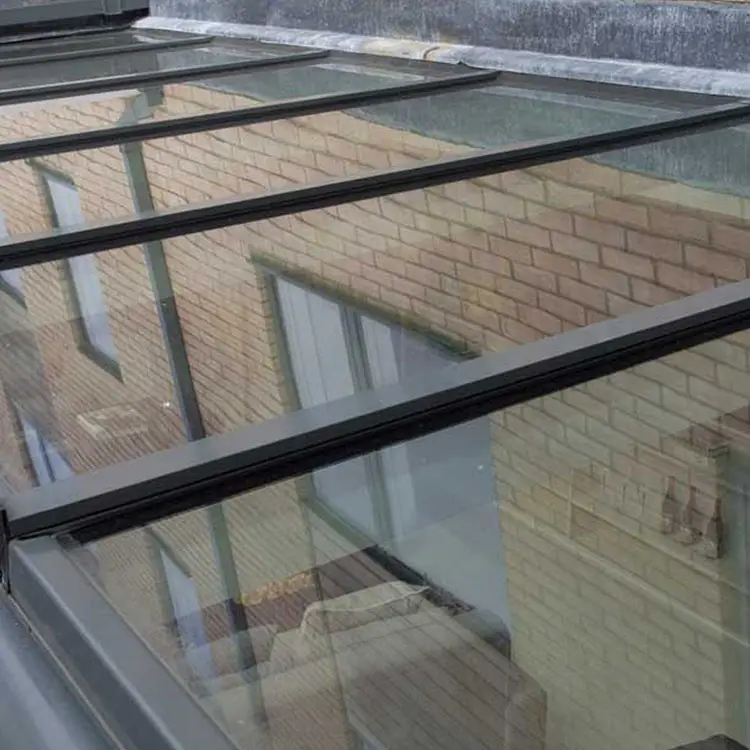 De alta calidad de vidrio templado de vidrio laminado plano de techo tragaluz casa cúpula toldo <span class=keywords><strong>pared</strong></span> fabricante