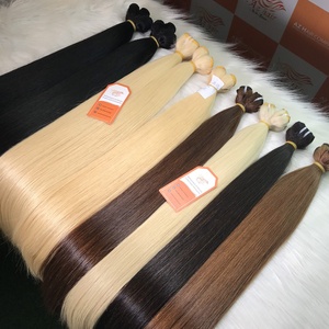 Extensiones de cabello de trama de lujo superior, superventas, cabello virgen 100% crudo vietnamita, cabello virgen súper dibujado Doble - Product Image 4