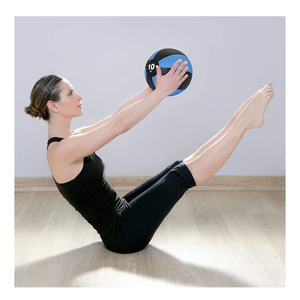 Non-Slip Rubber <b>Weighted</b> Fitness Medicine Ball Exercise Heavy Workout Ball - Product Image 6