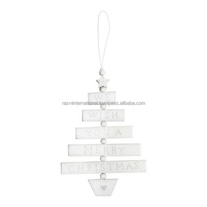 Décoration murale moderne en forme d'arbre en MDF, faite à la main, décoration de Noël unique, logo personnalisé, emballage en boîte en matériau PC, 4 pièces - Product Image 6