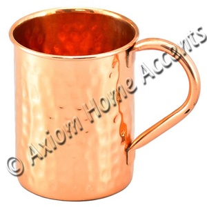 Tasse de mulet de moscou en cuivre massif, avec manche en cuivre, miroir lisse fini par les accessoires pour la maison, le meilleur vente - Product Image 6