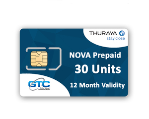 โทรศัพท์ดาวเทียม thuraya ซิมโนวาพร้อมหน่วยเวลาออกอากาศ
