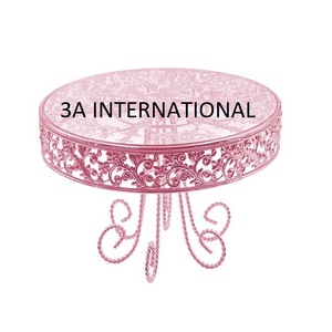 ที่วางเค้กโลหะสำหรับตกแต่งโต๊ะสำหรับงานแต่งงานโรงแรม - Product Image 1