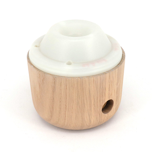 Diffuseur d'huile aromatique en chêne blanc, de forme ronde et douce pour les doigts, produit de haute qualité, anti-rayures, Base en bois - Product Image 3