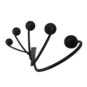 Luxury Spiral <b>Candle</b> <b>Holder</b> in Black Metal Dramatic Design Perfect for Tabletop Decoration and <b>Candle</b> Container - Product Image 6