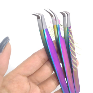 Bền Vững Nhíp Lông Mi Với Sợi Mẹo Nhãn Hiệu Riêng <span class=keywords><strong>Nano</strong></span> Tráng Lông Mi Mở Rộng Nhíp Khối Lượng Mạnh Mẽ Lash Nhíp - Product Image 1