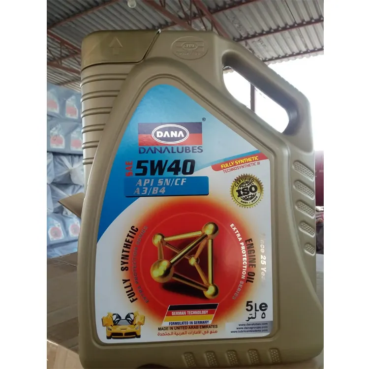 SAE 5W40 Fully Synthetic Motor Engine Oil Supplier in Dubai UAE