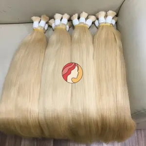 Good Price Good Quality Blond Bulk 10A Grade Virgin Human Hair Color For Style And Length Hair From Best Wholesale Hair Vendors