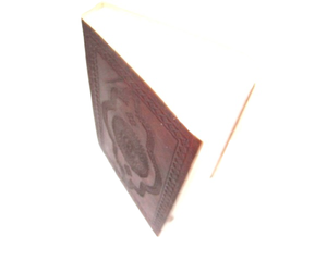 Diario de escritura de cuero genuino en relieve celta con diario de viaje de papel de dibujo reciclable de algodón blanco hecho a mano personalizado - Product Image 3