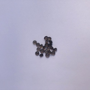 Cuarzo ahumado Natural de 3mm, tallado redondo, gemas calibradas sueltas, fabricante a precio de venta al por mayor, piedras para fabricación de joyas - Product Image 2