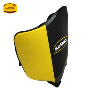 Vente en gros d'équipement de protection corporelle personnalisé pour adultes gants de boîte de protection de poitrine d'entraînement d'arts martiaux en cuir synthétique - Product Image 3