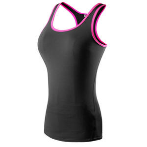 Camisetas de entrenamiento cortas personalizadas para mujer, chaleco de Fitness, sujetador ajustado de algodón para gimnasio, Top corto de Yoga para verano - Product Image 2