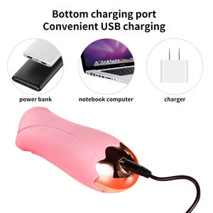 Tragbarer <span class=keywords><strong>Sex</strong></span>-Vibrator Klitoris-Sauger Frauen-Spielzeug Zungen-Leck-Stimulator Nippel-Massagegerät Multifunktions-Masturbator für Damen - Product Image 6