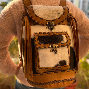 Nouveau design de sac à dos vintage en cuir véritable pleine fleur sac en cuir de vachette véritable sac d'étudiant de voyage de luxe sacs à dos pour unisexe - Product Image 2