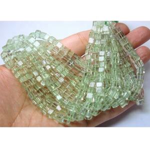 Perles de boîte lisses en améthyste verte naturelle 6mm environ 16 pouces - Product Image 5