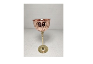 De cobre de acero inoxidable de 300ml de vino rojo de cóctel Coupette Copa copa de vidrio - Product Image 3