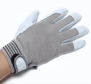 ถุงมือหนังสำหรับทำงานช่าง,ถุงมือสังเคราะห์ใช้งานได้หลายแบบออกแบบโลโก้ได้เองทนทานต่องานหนัก - Product Image 2