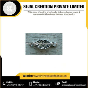 Haute qualité 925 argent fermeture boîte fermoirs approvisionnement en vrac fabrication de bijoux résultats en métal bijoux fermoir Type produit - Product Image 2