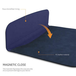 Meilleur vendeur mode unisexe mince étui étanche pour ordinateur portable pour macbook pro 13 2020 Horizontale Enveloppe pu en cuir ordinateur portable sac - Product Image 3