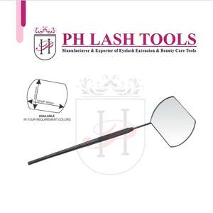 Quewel — Extension de cils avec miroir rond et rectangulaire, étiquette privée, Extension de cils, miroir pratique de couleur noire - Product Image 5