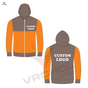 Sudadera con capucha antiarrugas personalizada de punto y característica sostenible bordada - Product Image 1
