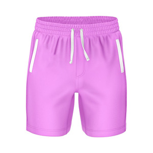 Short de fitness unisexe en maille de dentelle unie, respirant, à séchage rapide, grande taille avec impression par sublimation, vêtements d'entraînement décontractés - Product Image 1