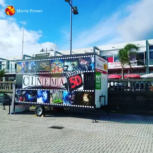 Verdienen Sie Geld Unterhaltung VR Truck Mobile Cinema Virtual-Reality-Kino Unterhaltung 5D Cinema Theatre