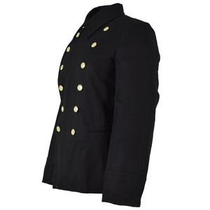 Playboy-manteau d'hiver chaud avec double boutonnage pour hommes, combinaison en laine mélangée de laine de couleur unie, manteau à double col, 2 pièces - Product Image 3